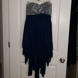 Blue and Silver Dress